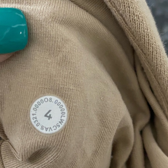 Lululemon Scuba High Rise Full Length Joggers | Trench | Size 4 - Picture 4 of 9